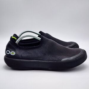 Oofos OOmg Eezee Recovery Shoe Slip On Low Black  Women's 10 (EU41) READ FLAWS